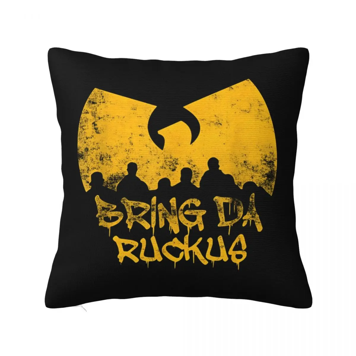 

Old School Hip Hop Bring Da Ruckus Pillowcase Printed Cushion Cover Gift Tangs Wu Pillow Case Cover Home Wholesale 40X40cm