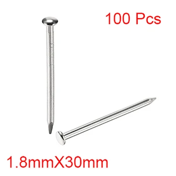 100pcs 1.8x30mm Tiny Steel Nails