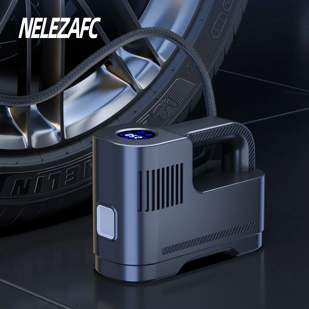 Digital Corded Car Tyre Inflator Pump Portable 150psi Air Compressor Led  Light -sz.3553