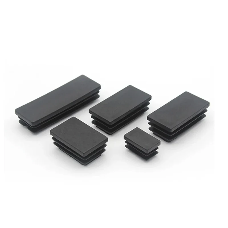 15x15mm-50x100mm Blanking End Caps Furniture Leg Tube Pipe Insert Plugs Rectangle/Square Dust Stopper pipe end cap
