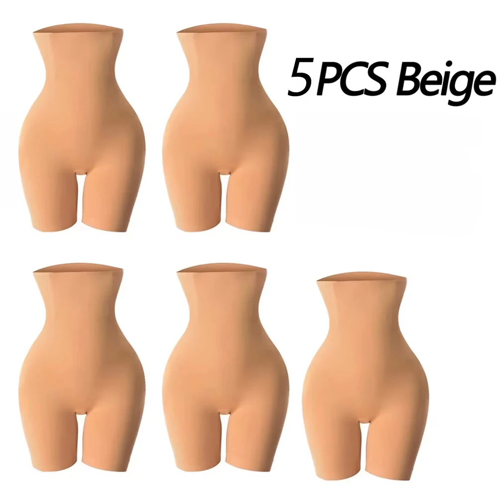 1/2/3/5pcs High Waist Trainer Panties Shapewear for Women Tummy Control Hip Butt Lifter Shorts Slimming Mid Thigh Body Shaper 1