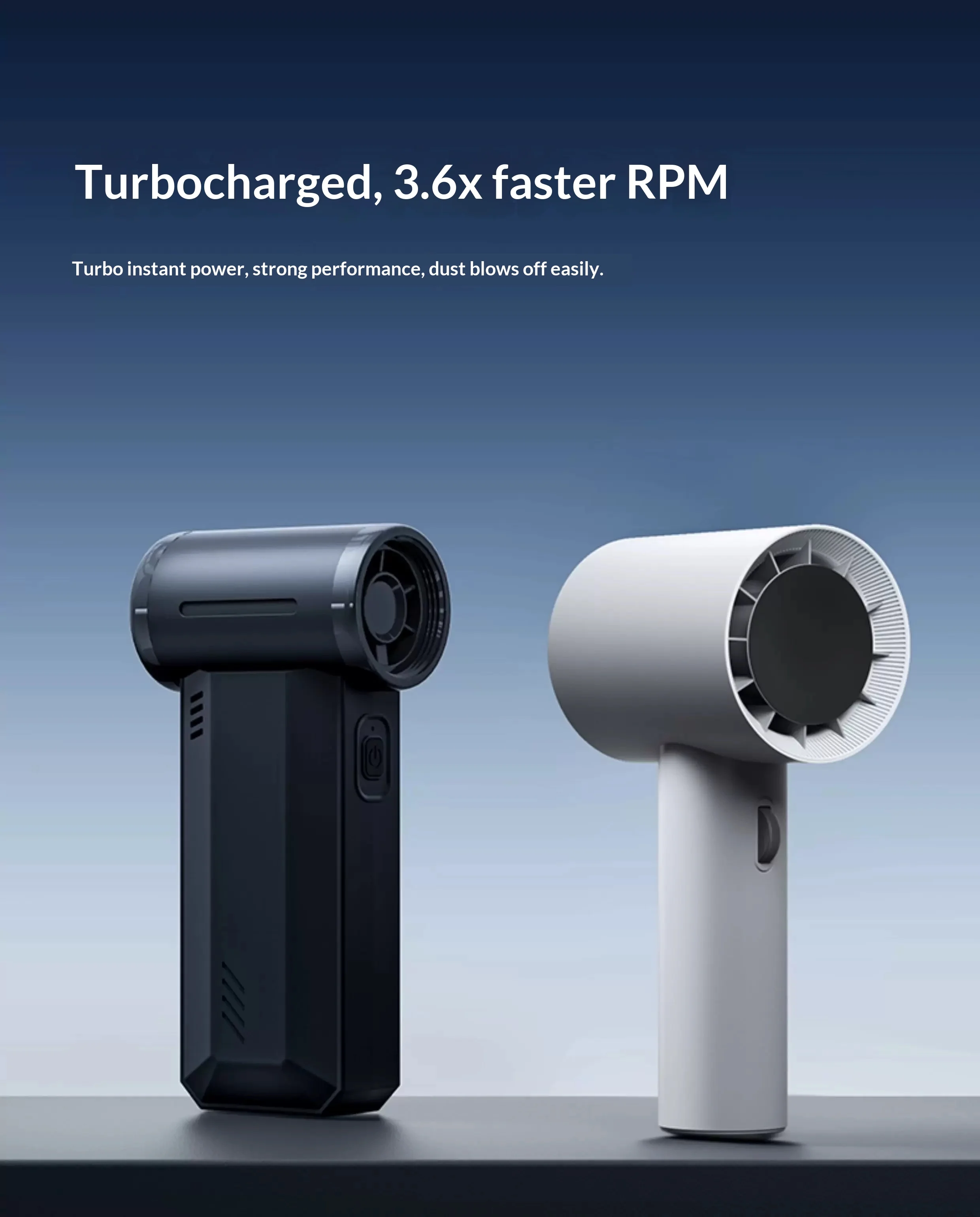 Momax RO12 폭력 방지 휴대용 팬 AI 유도 칩 100단 변속 휴대용 소형 팬 130,000 Rpm 고속 모터 선물용
