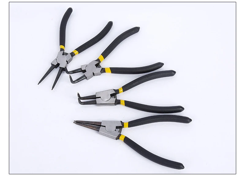 Description Picture 4 of item7 inch Circlip Pliers Internal External Ring Spring Pliers For Removing and Installing Round Snap Locking Rings Hand Tools