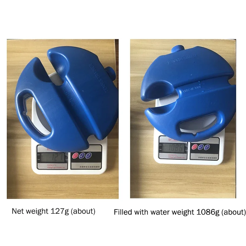 Tennis Training Device Heavy Duty Tennis Training Aids Base with Elastic Rope Supplies Self-Duty Rebound Trainer Device