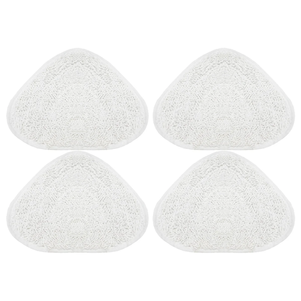 

4PCS Steam Mop Pads for Vileda OCedar Vacuum Cleaner Washable Reusable Triangle Mop Pad Cloth Cleaning Floor Tool