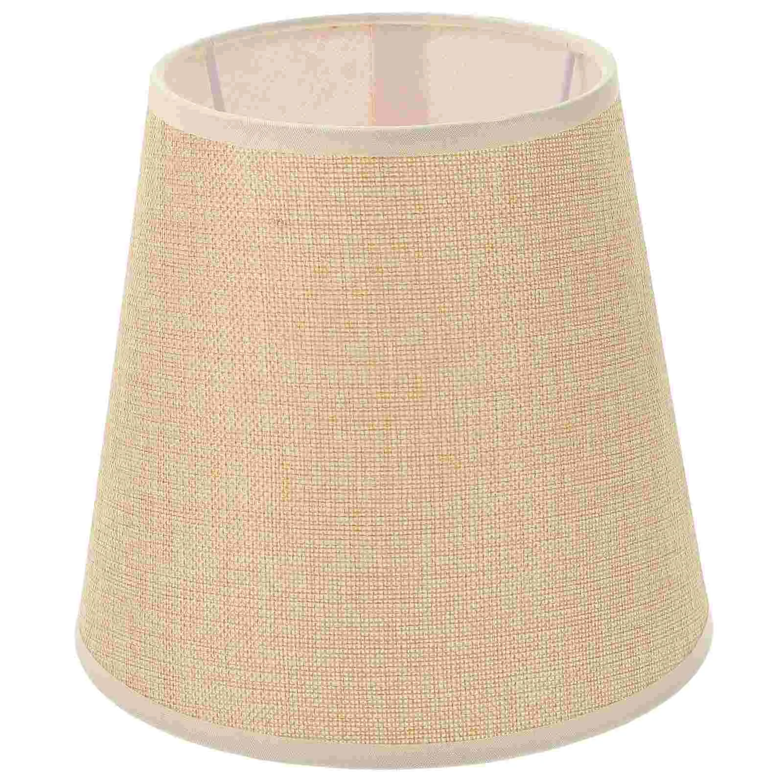 

Burlap Lamp Shade Fabric Lamp Cover Desk Lamp Shade E27 Table Chandelier Wall Lamp Clip On Lampshade Pendant Lamp Bedside Lamp