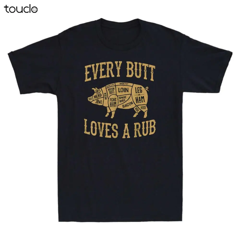 

Оригинальная винтажная Мужская футболка унисекс с изображением каждой ягодицы, свиньи, свинины, барбекю, гриля