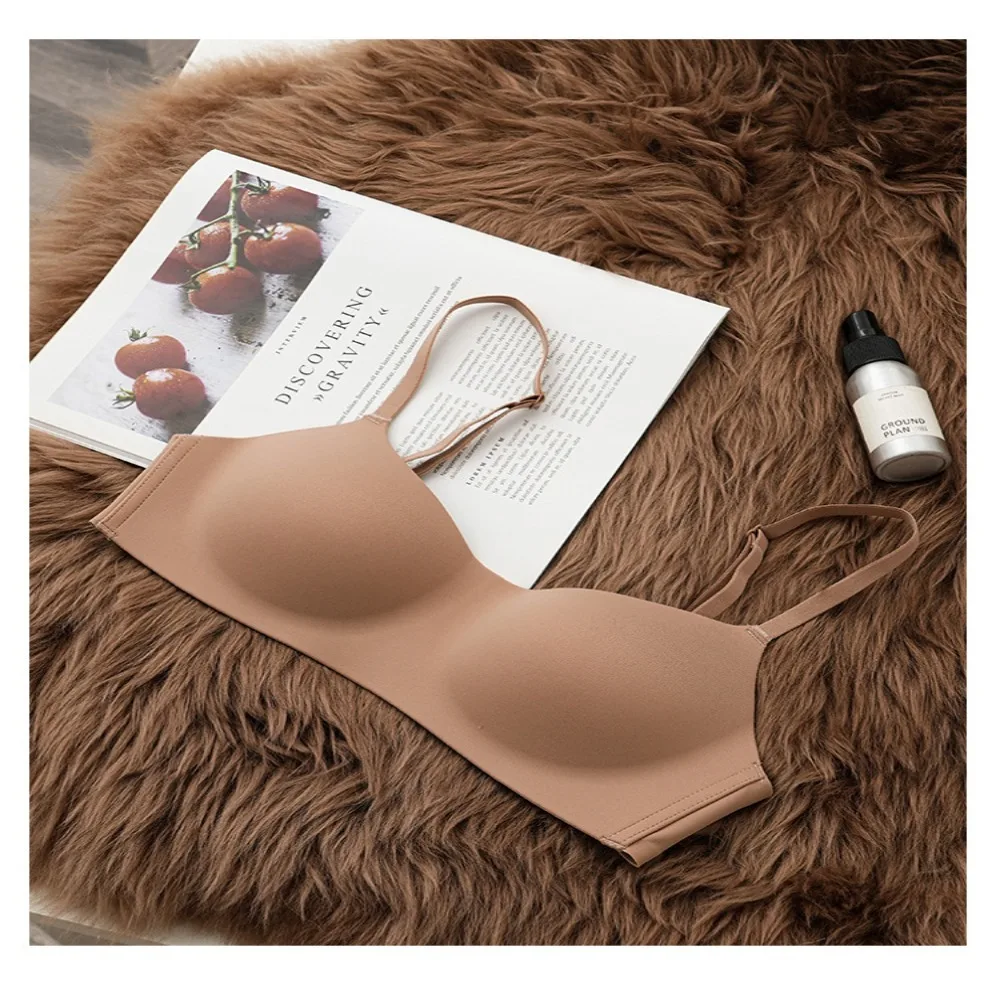 Soft Comfort Wireless Bra Breathable Fabric Elastic Material Push Up Bra Supportive Structure Thin Cup Bralette Female Intimates
