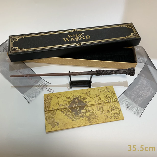 27 Kinds of Harry Wands with Box Wand Stand and Map Non Electric