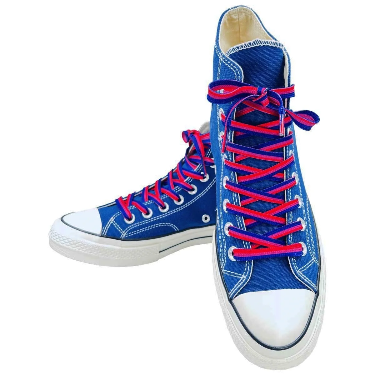 Cordones a rayas con bandera bisexual, perfectos para tenis, botas y  zapatos, cosas LGBTQ, cordones coloridos para botas para hombres y mujeres