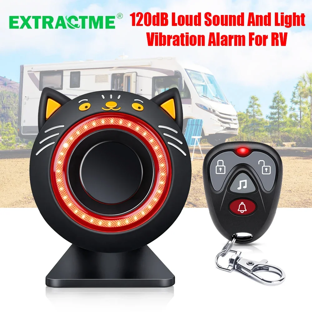 Premium Car Security System with Motion Sensor & 120dB Alarm - Adjustable Sensitivity Levels