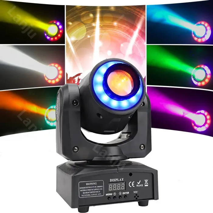 

LED 30W pattern projection beam moving head light whit aperture KTV disco DJ wedding home party christmas stage effect lighting