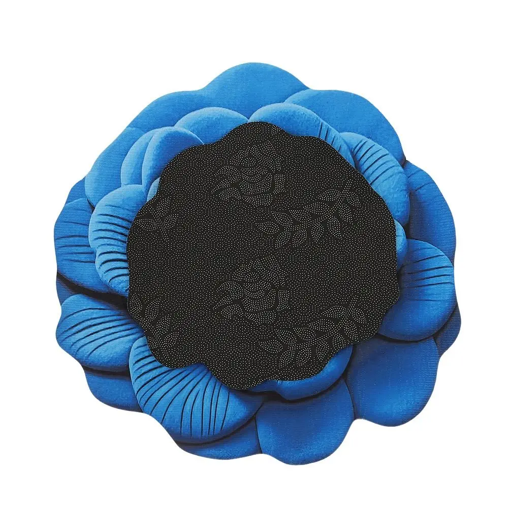 Speziell geformter Blumenteppich, rutschfest, weiche Pfingstrosen-Bodenmatte, saugfähige Türdichtung für Wohnzimmer, Teetisch, Nachttisch – Detail 2