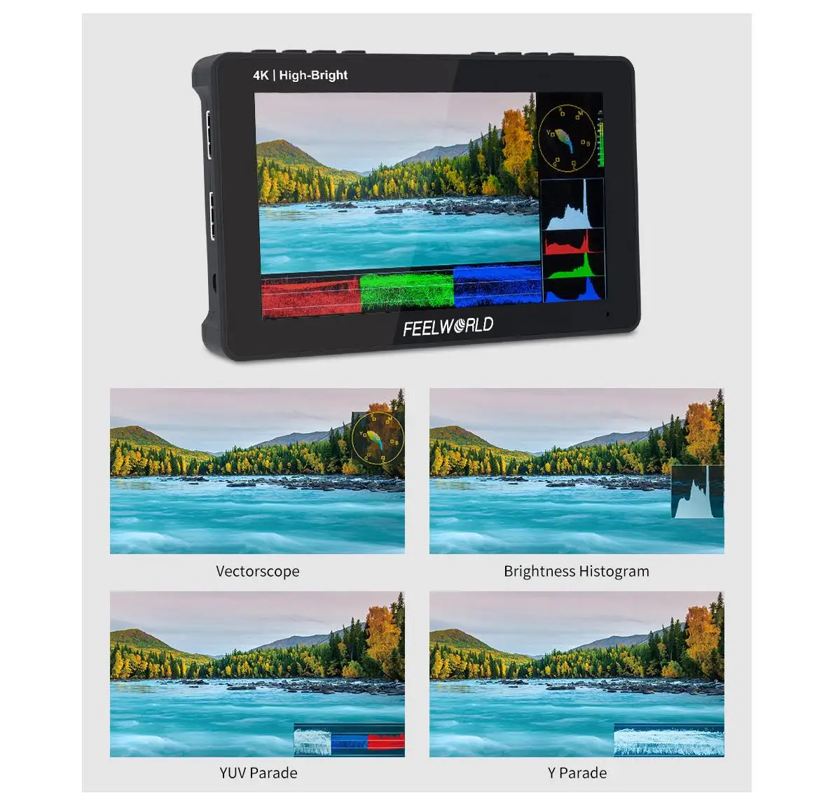 . F5 PROX 5.5'' High Bright Camera Field Monitor Touch Screen 1600nit 1920*1080