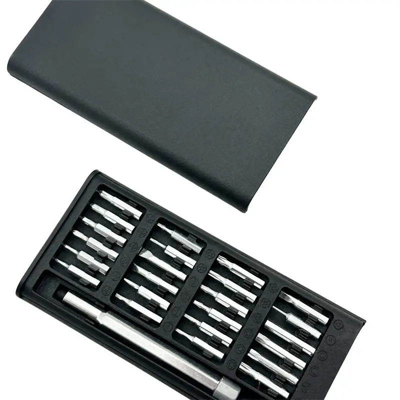 25-in-1 정밀 드라이버 세트, 안경, 카메라, 휴대폰 및 노트북용 휴대용 미니 수리 도구 키트