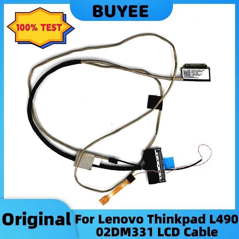 

02DM331 для ноутбука Lenovo Thinkpad L490 ЖК-кабель DC02C00E910 DC02C00E900 внутренний кабель для экрана ноутбука 30pin без касания