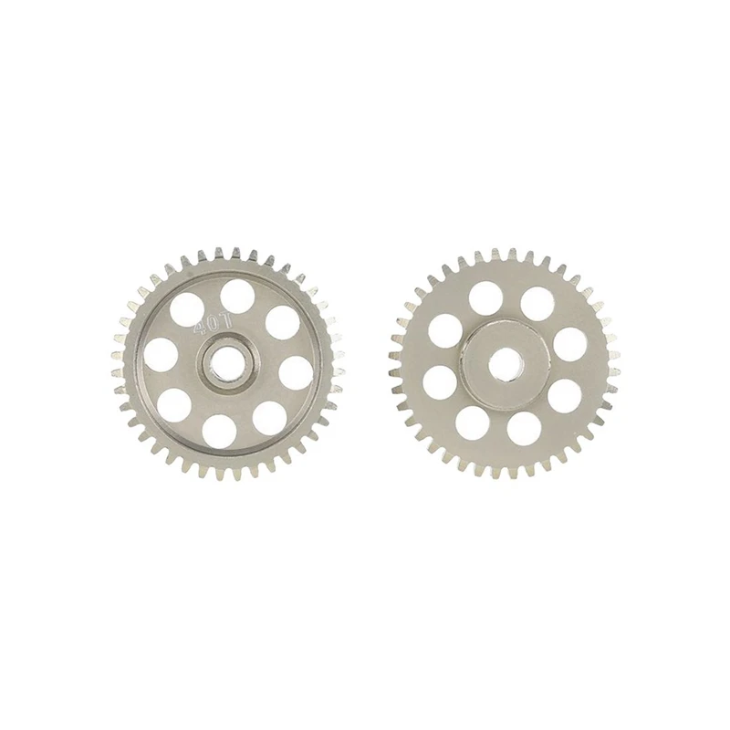 2Pcs 48Dp 3.175Mm 40T Pinion Motor Gear For Rc Car Brushed Brushless Motor & 1Pcs Aluminum Alloy 48P Spur Gear 80T For Sakura D3