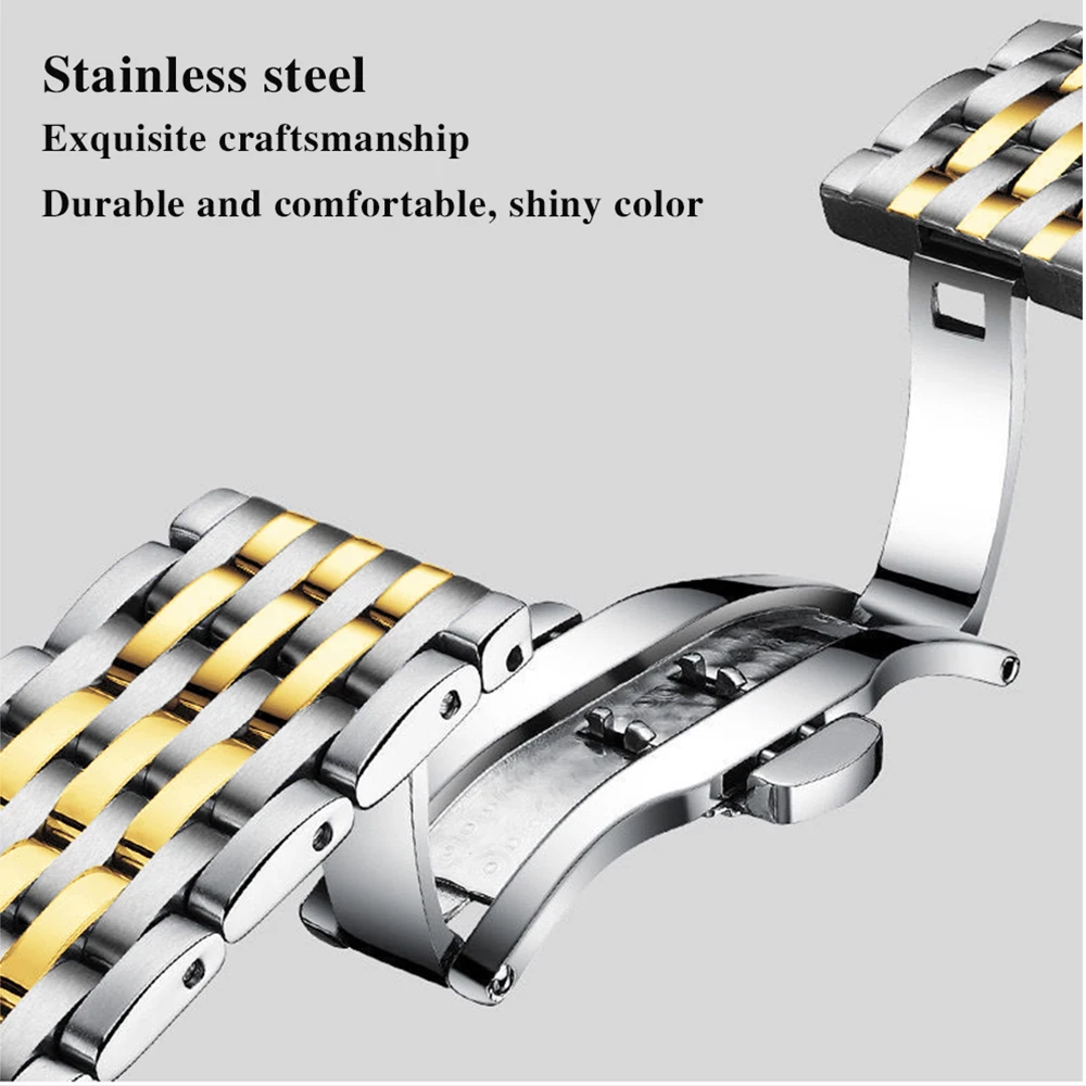 Poedagar Exquisite Man Watch Waterproof Luminous Date Week Trendy Men's Wristwatch Stainless Steel Original Quartz Men Watches, Alina Gadgets