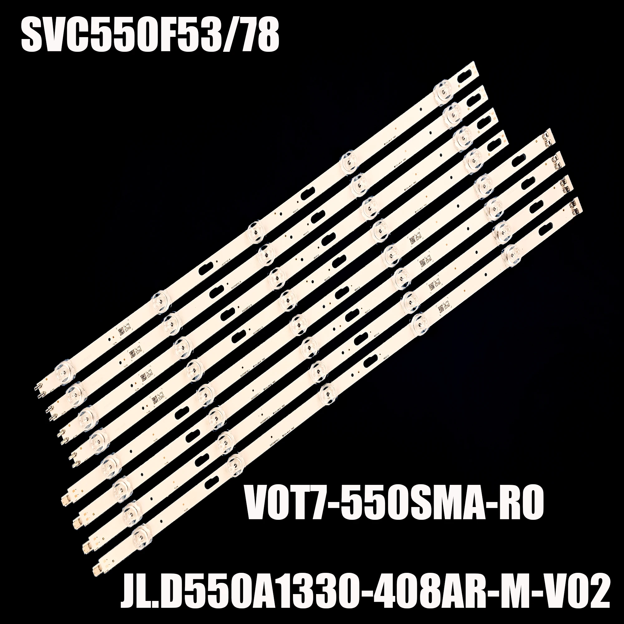 Tira de Luz de Fundo Led para Ue55tu7175 Gu55tu7079u Gu55tu7079 Ue55tu7170u Un55tu7000 55tu7000 55tu8000 Svc550f53 Vot7550sma-ro