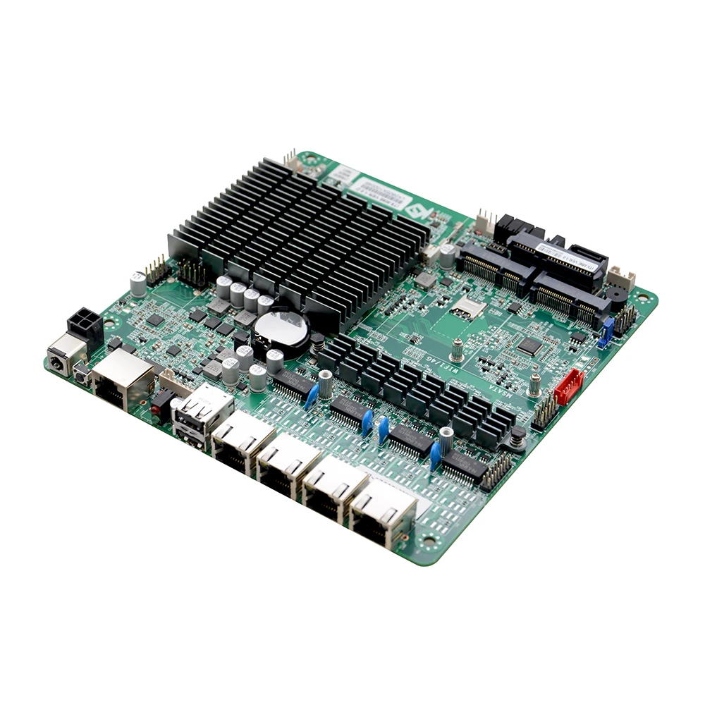 

Hot sale 4 ethernet ports j1900 mainboard pfsense firewall motherboard with VGA and sim card socket 4 lan