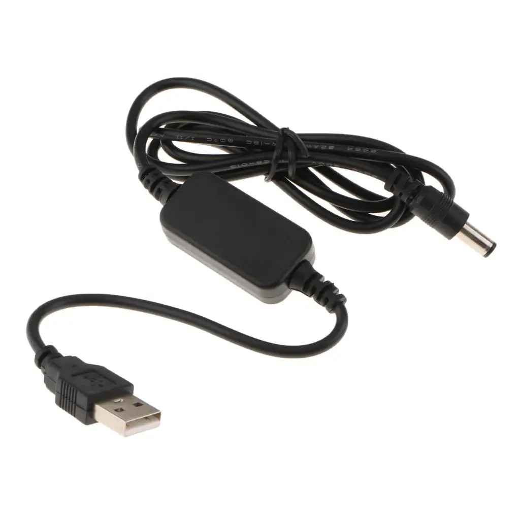 USB 5V 케이블 및 NP-F550 더미 배터리 팩 (비디오 조명 녹화 카메라용)