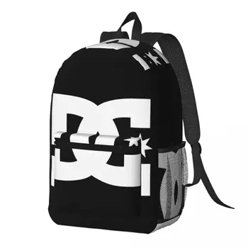 Zaino DC Shoe Co Daypack di grande capacità per ragazzi e ragazze, borsa per libri, borsa da scuola, borse a tracolla per uomini e donne