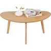 Small Oval Coffee Table Mid Century Modern for Living Room Center Minimalist Display Coffe Table 1