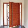 High quality modern wooden material entrance door customized pivot door for villa 3