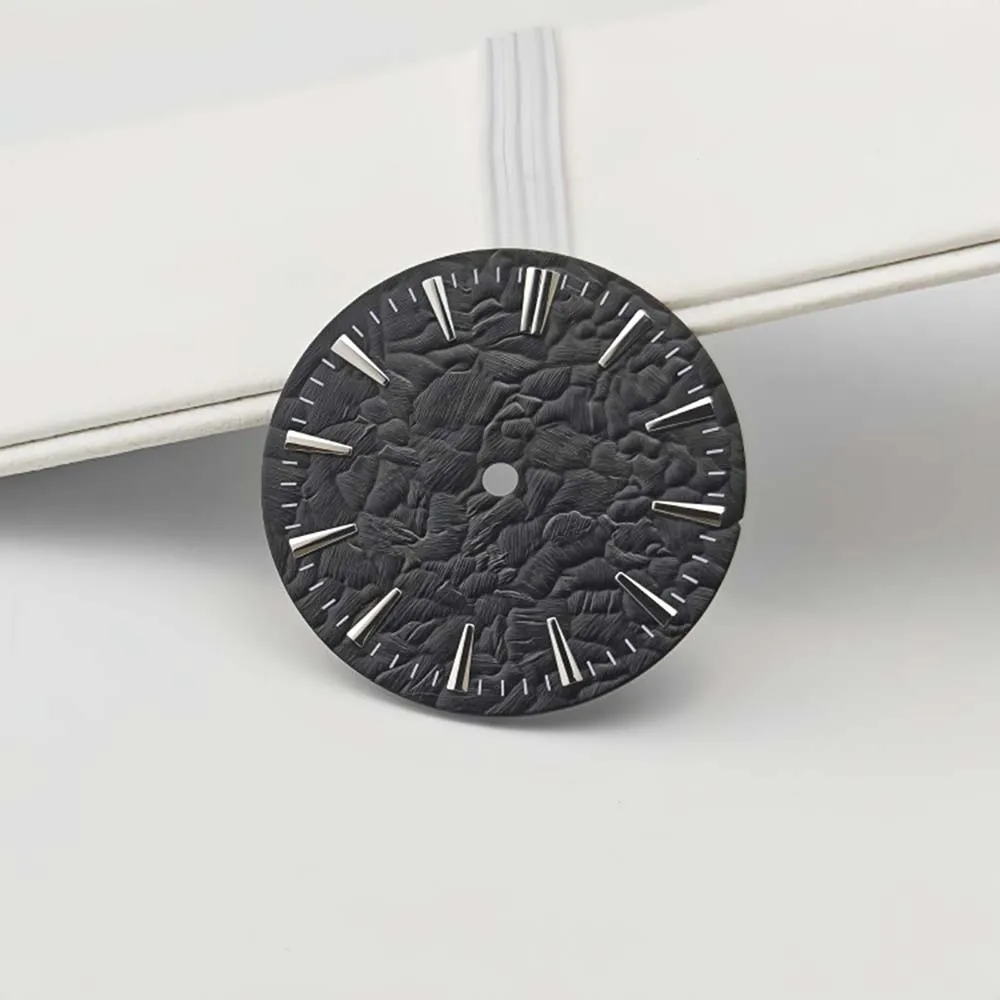 Exquisite Stone Pattern DIY Watch Dial, 28.5mm | Premium Mechanical Watch Accessory
