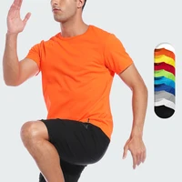 Hommes femmes séchage rapide à manches courtes Sport T-Shirt maillots de gymnastique Fitness chemise formateur course T-Shirt adolescent vêtements de Sport respirants 1