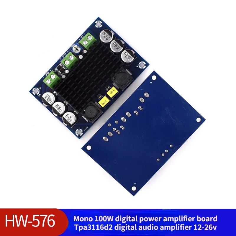 TPA3116 D2 TPA3116DA DC 12V 24V 100W Mono Channel Digital Power Audio ...