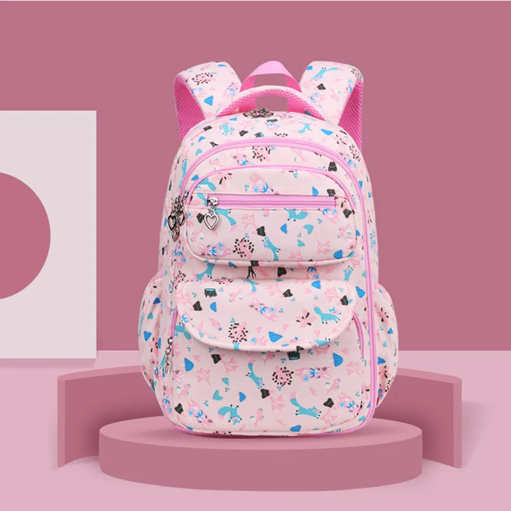 Cute Backpack With Colorful Pattern Stylish Portable Versatile Bookbag For Hiking Travel 4