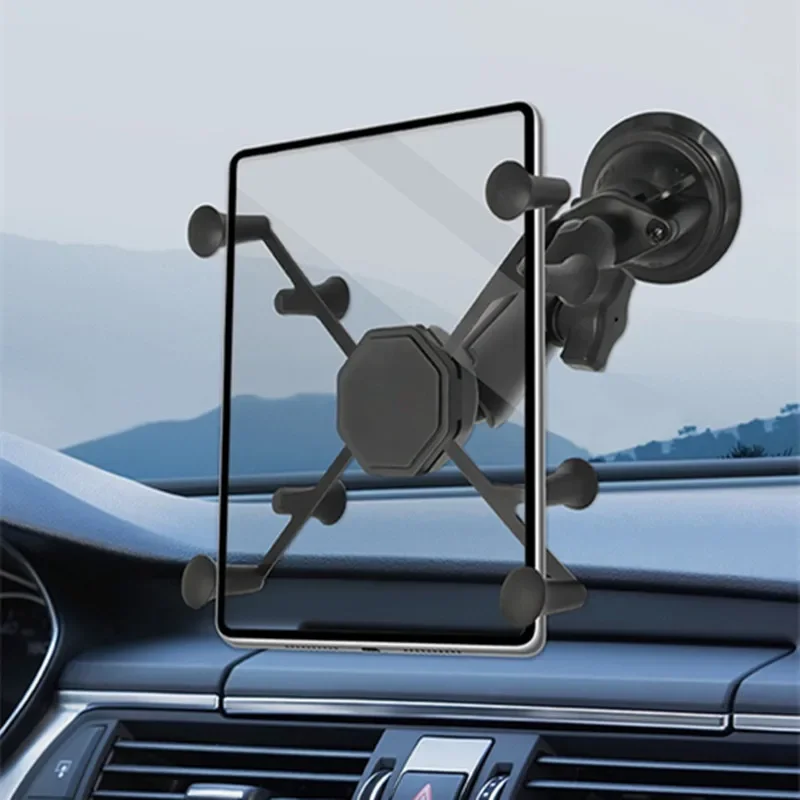 1" ball head tablet stand PC mount holder for X grip ram mount Windshield bracket suction cup