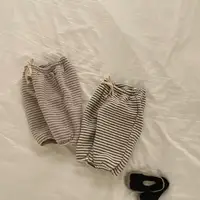 Autumn Winter New Baby Fleece Trousers Thicken Infant Girl Boy Striped Sweatpants Toddler Versatile Casual Pants Kids Warm Pants 1