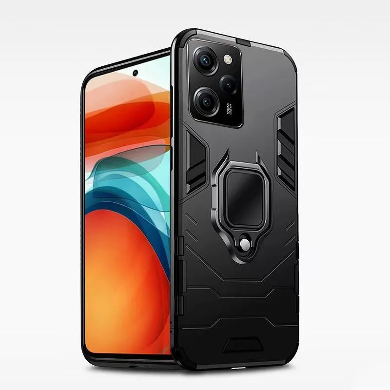 Per Poco X5 Pro Custodia Antiurto Per Poco X5 Pro Ring Coque Per Xiaomi Pocophone X 5 Pro Funda Capa