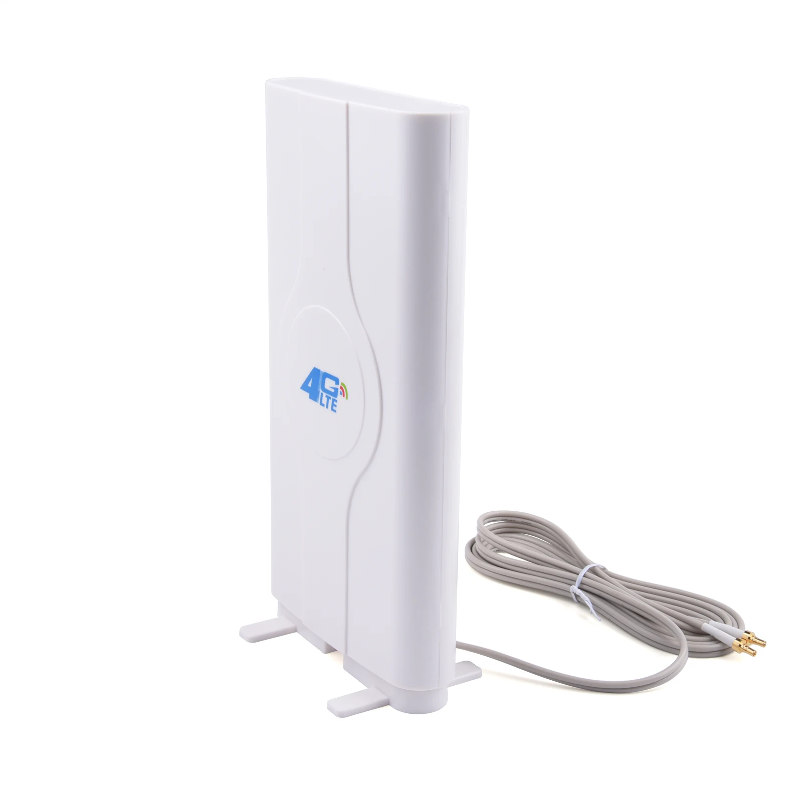 안테나 36dbi 4G LTE 700-2700mhz 모바일 패널 안테나 TS9/CRC9/SMA 남성 커넥터 케이블 2m/6.56ft 4G 라우터 무선 와이파이용