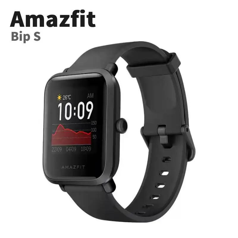 Global Version Amazfit Bip S Smartwatch 5ATM Waterproof 1.28-inch Display  GPS+GLONASS 200MAH Long Battery For Android IOS