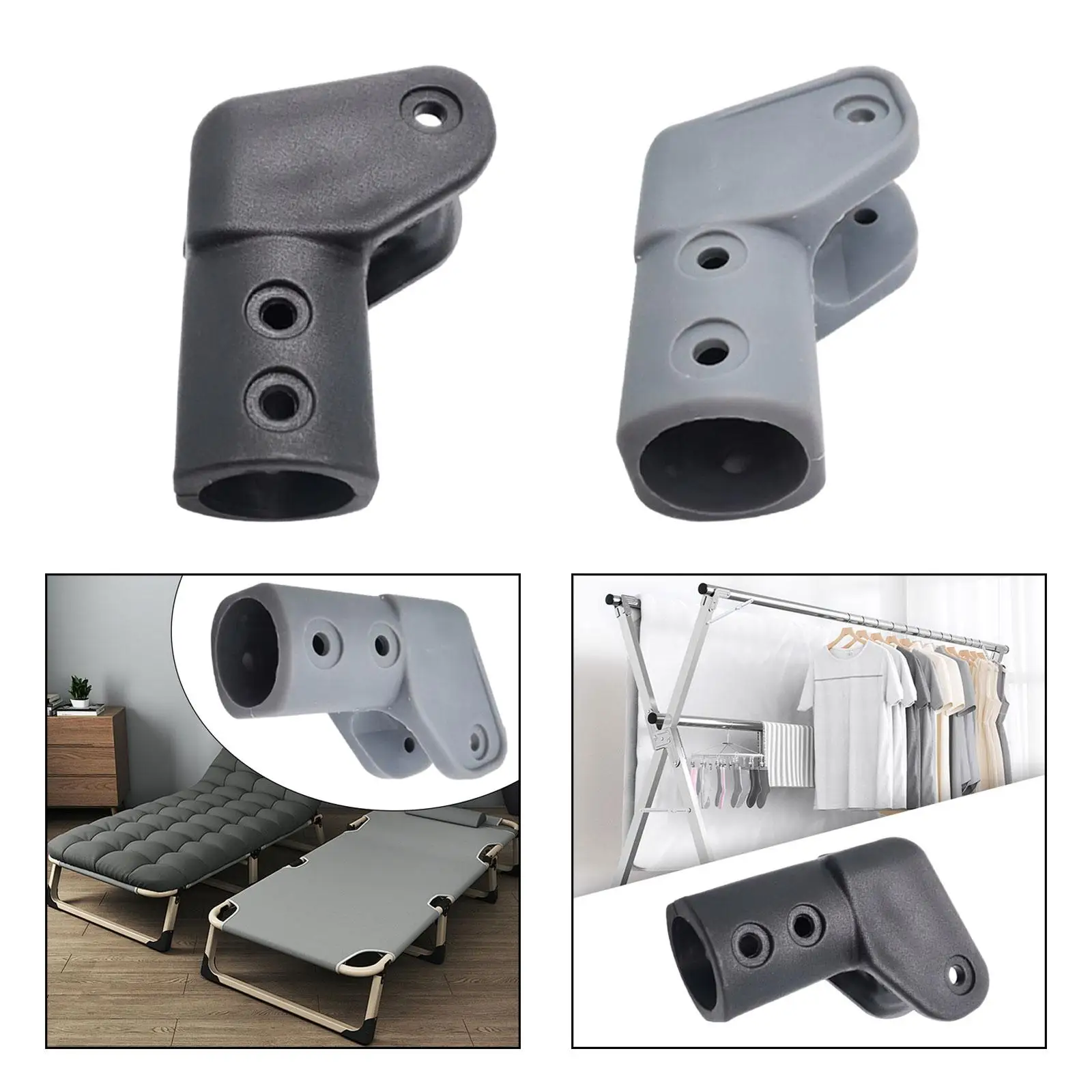 Insert Plug Adapter Furniture Protection Flexible Connector for Adjustable Bed Support Leg Repair