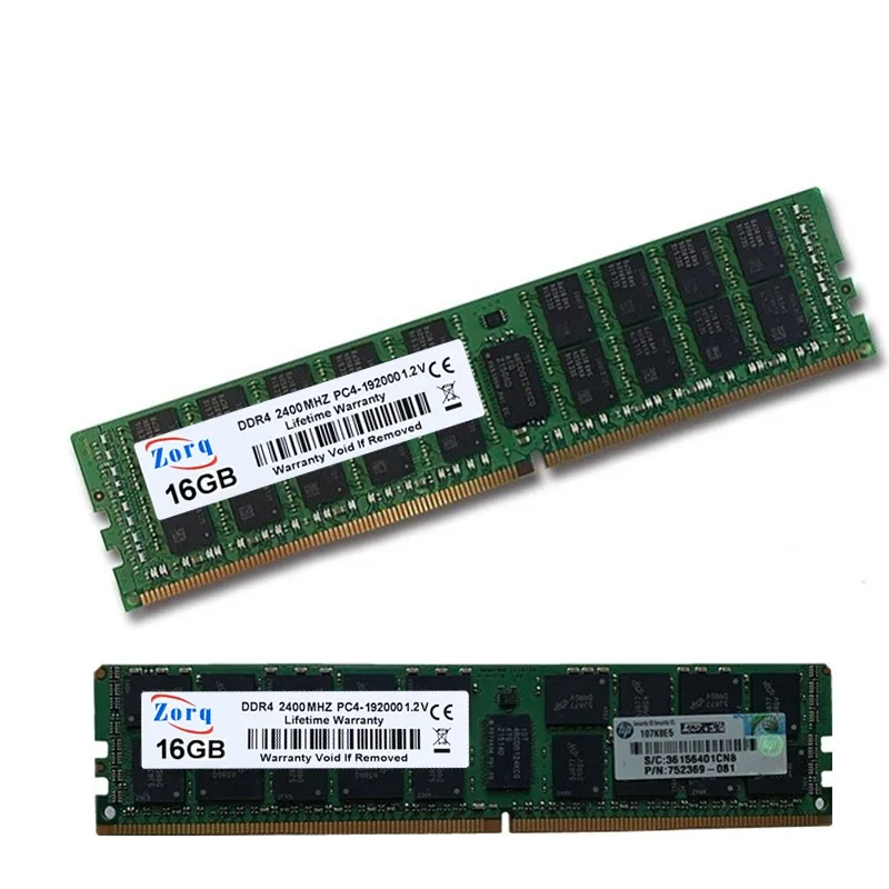サーバー用 メモリ 16GB と 8GB サーバーメモリ DDR4 REG 8GB 16GB 64GB 32GB ECC Ram 2133MHZ 2400MHZ