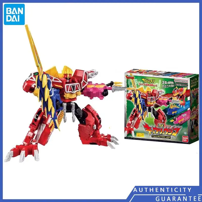 

[В наличии] Bandai DX Zyuden Sentai Kyoryuger ПВХ Аниме периферийные фигурки экшн коллекционные модели игрушки орнамент детские подарки