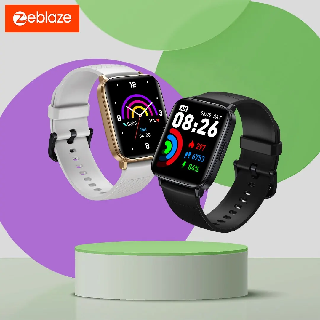 ZeblazeMontre connectée pour la natation, avec GPS intégré, moniteur de santé 24h, pour la