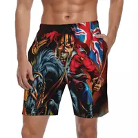 Swimwear Classic Gothic Skull 3D Gym Shorts Summer Hip-Hop Y2K Fun Board Short Pants Male Sports Fitness Breathable Beach Trunks 1