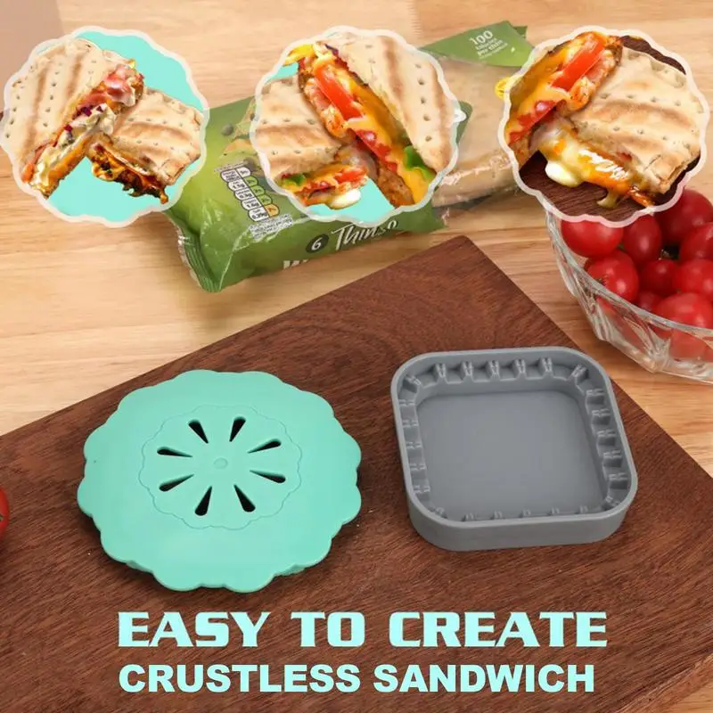 

Square Sandwich Cutter Cute design Sandwich Cutter and Sealer For Kids Lunch Crust Cutter For Home And Parties Food Cutters