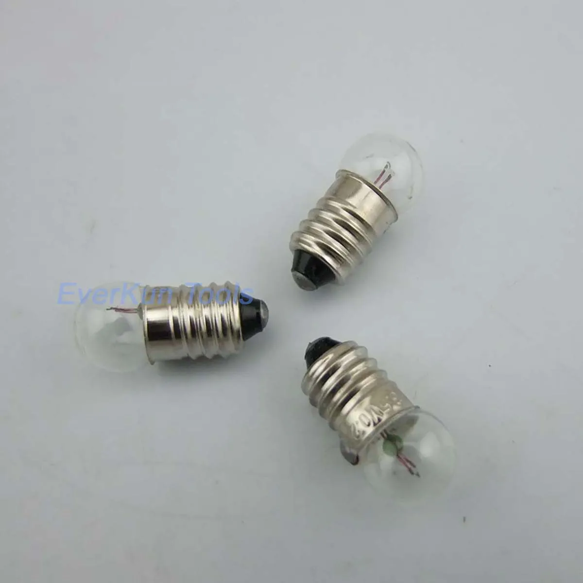 

10Pcs 2.5V 3.8v 6V Student Electrical Experimental Physics Class Used Small Electric Bulbs Round Bulb Holder Base Lamp DIY