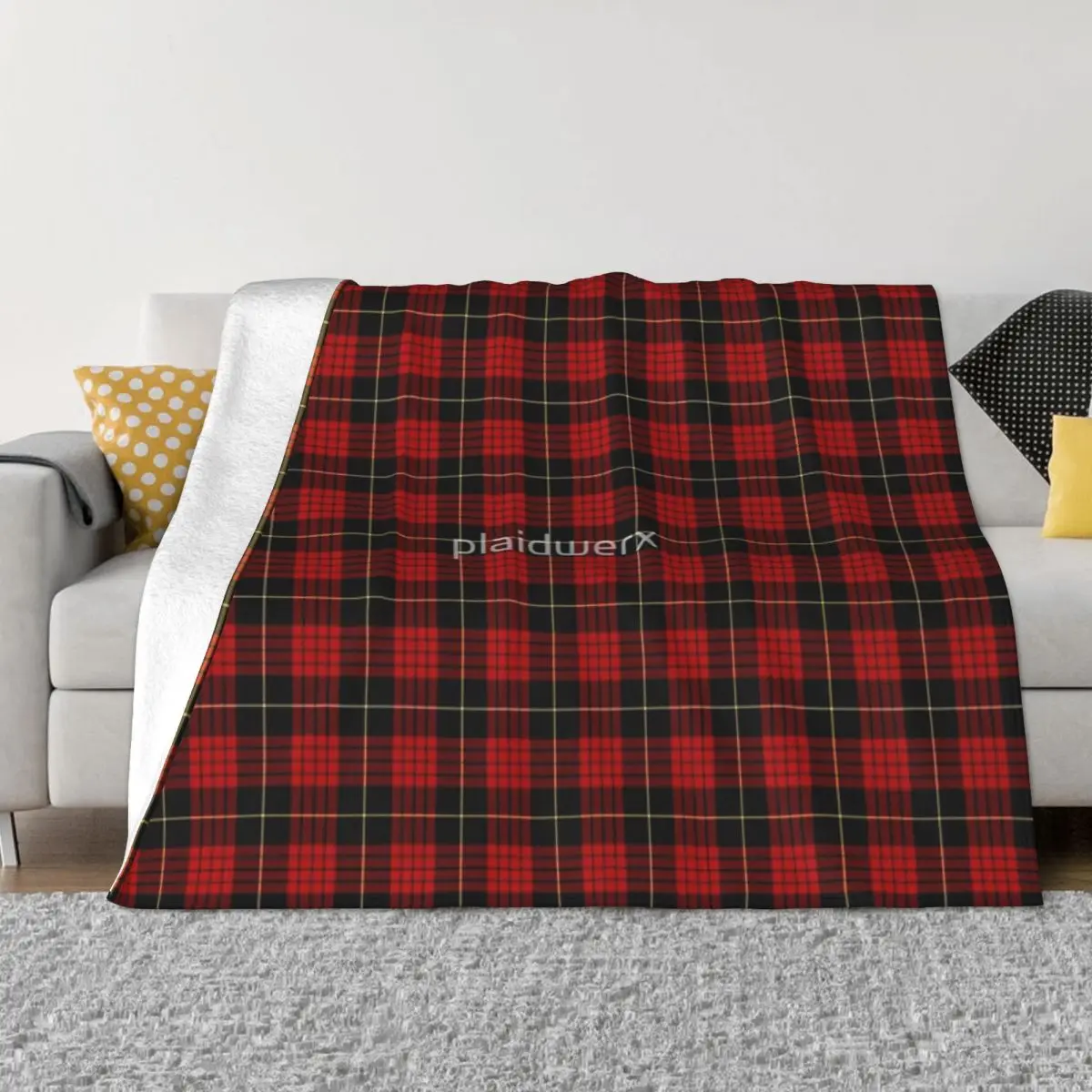 Clan Macqueen Tartan Coperta Copriletto Sul Letto Set Letto Coperta