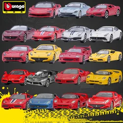 Bburago 1:64 Ferrari Model Car SF90 F430 ROMA 488PISTA 458GTB Alloy Car Model Crafts Decoration Collection toy