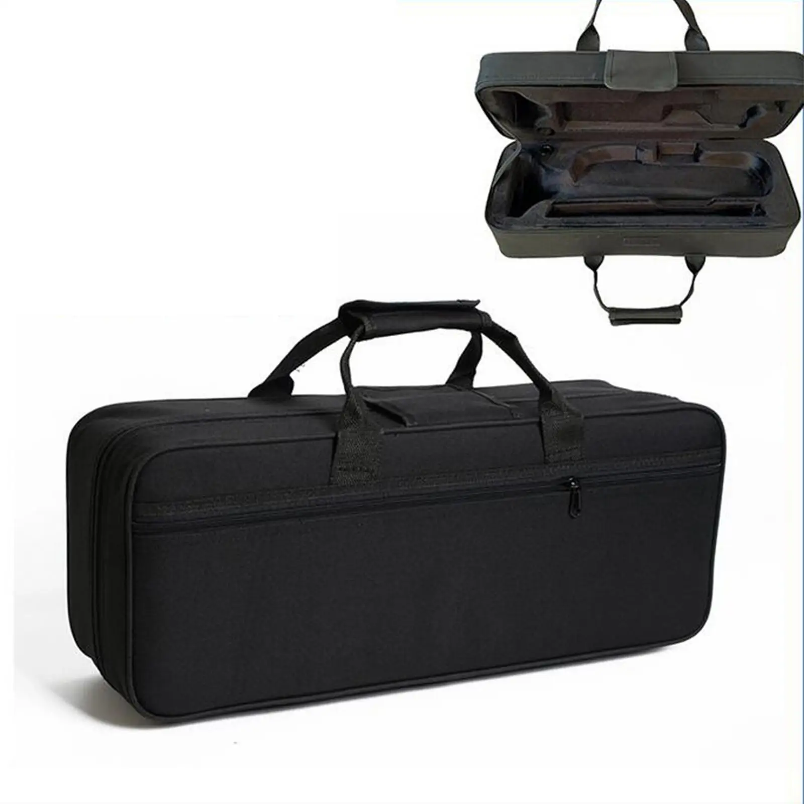 Trumpet Carrying Case Musical Instrument Bag Practical Storage Box Handbag for Daily Practicing Ensembles Concerts Musicians