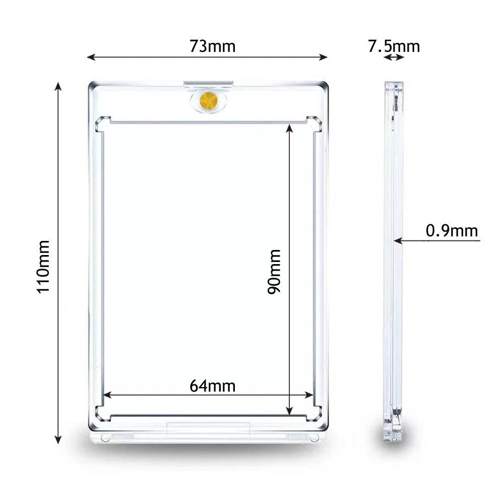 35/55/75/100/130/180/260/360 PT One-Touch Golden Magnetic Card Brick Hold Regular Basketball Football Yu-Gi-Oh Magical Cards