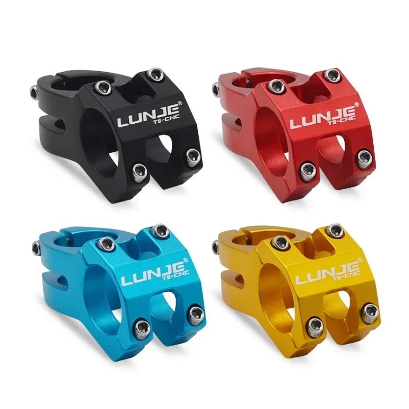 Bicycle Handlebar Stem MTB Power Short 45mm Mountain Bike Bridge 25.4/31.8mm Pipe Cycling Stem Riser Table