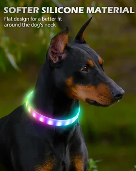 RGB Glowing Dog Collar 1